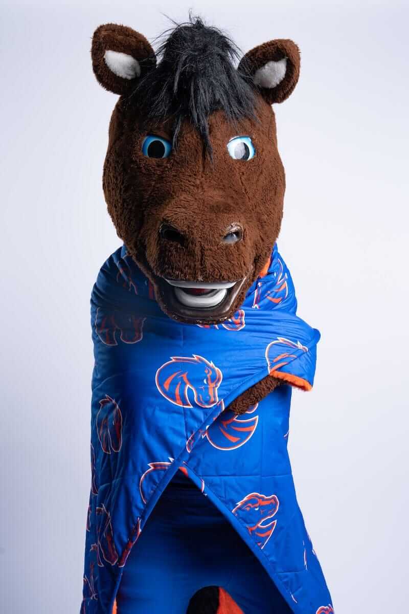 Boise State Broncos Hooded Stadium Blanket - Everywhere Blanket - Image 3