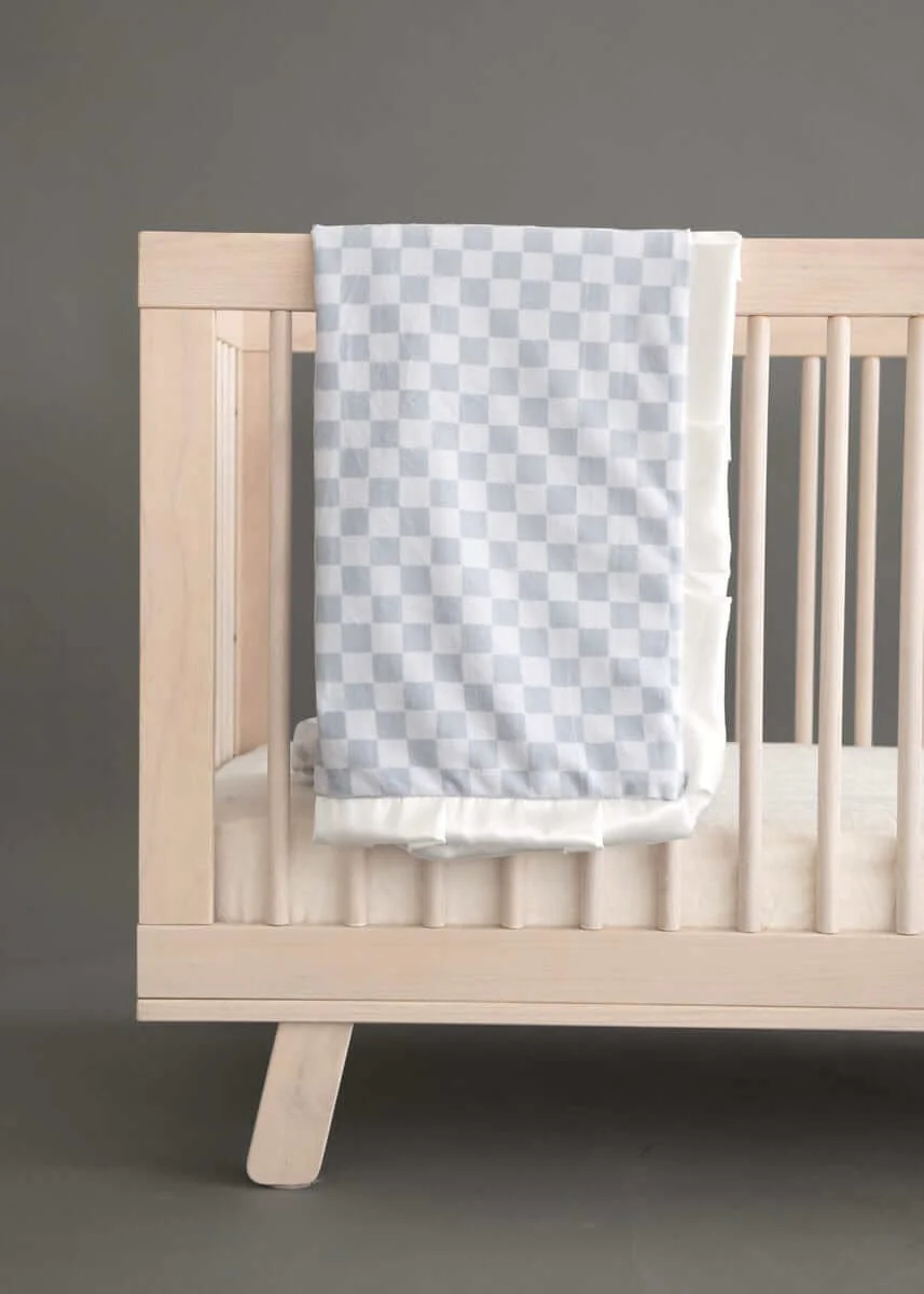 Checkered Silver Blanket