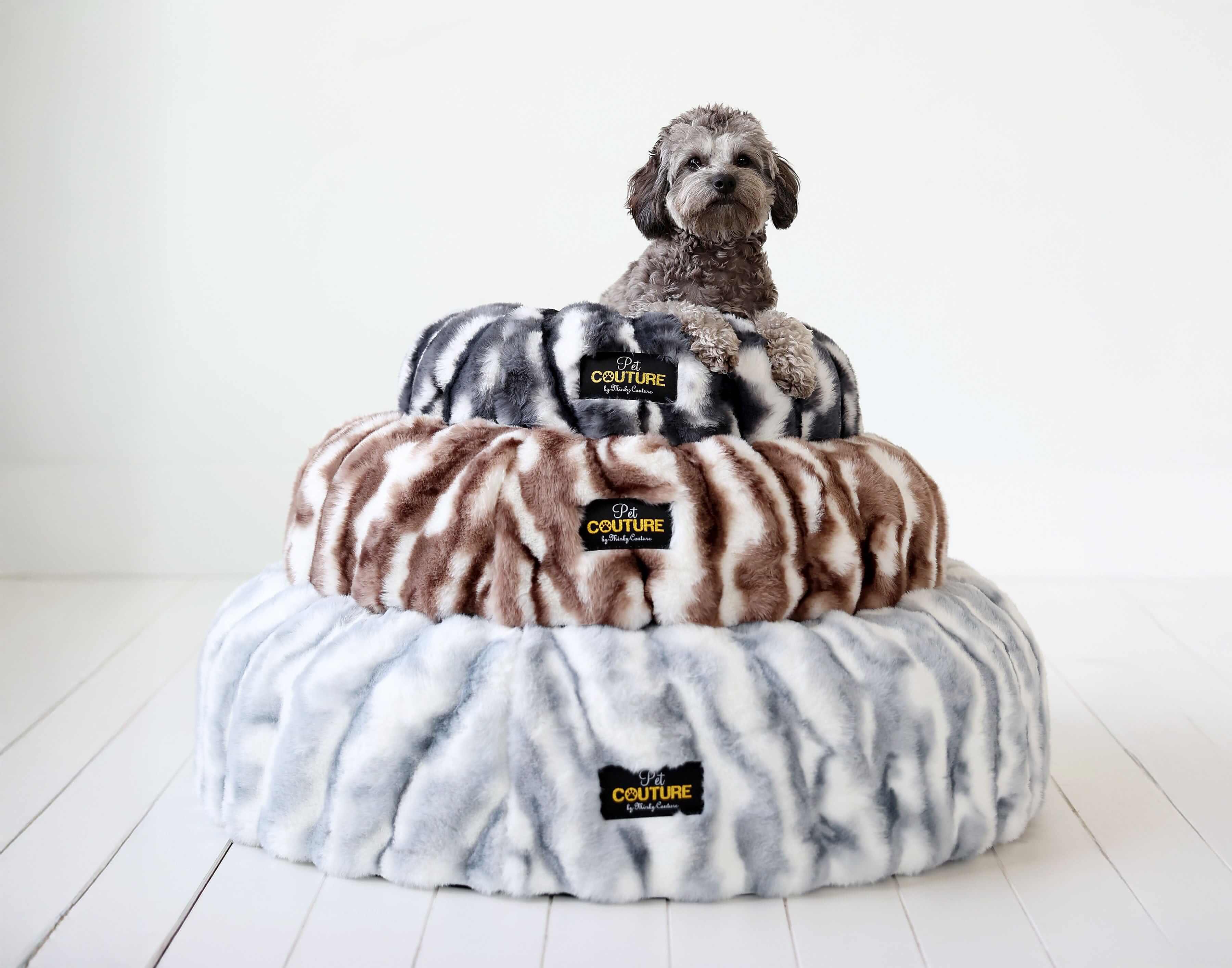Cloudy Day Blue Pet Bed - Image 8