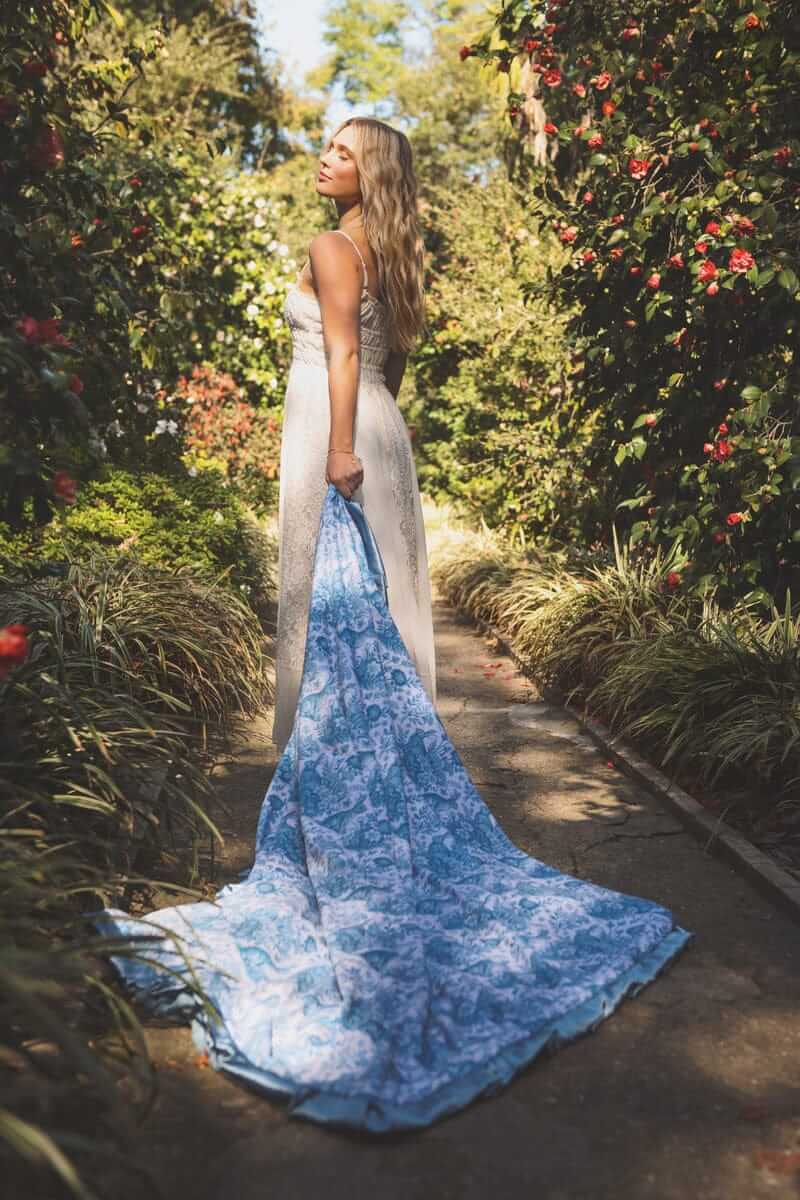 Easter Toile Denim Blanket - Image 4