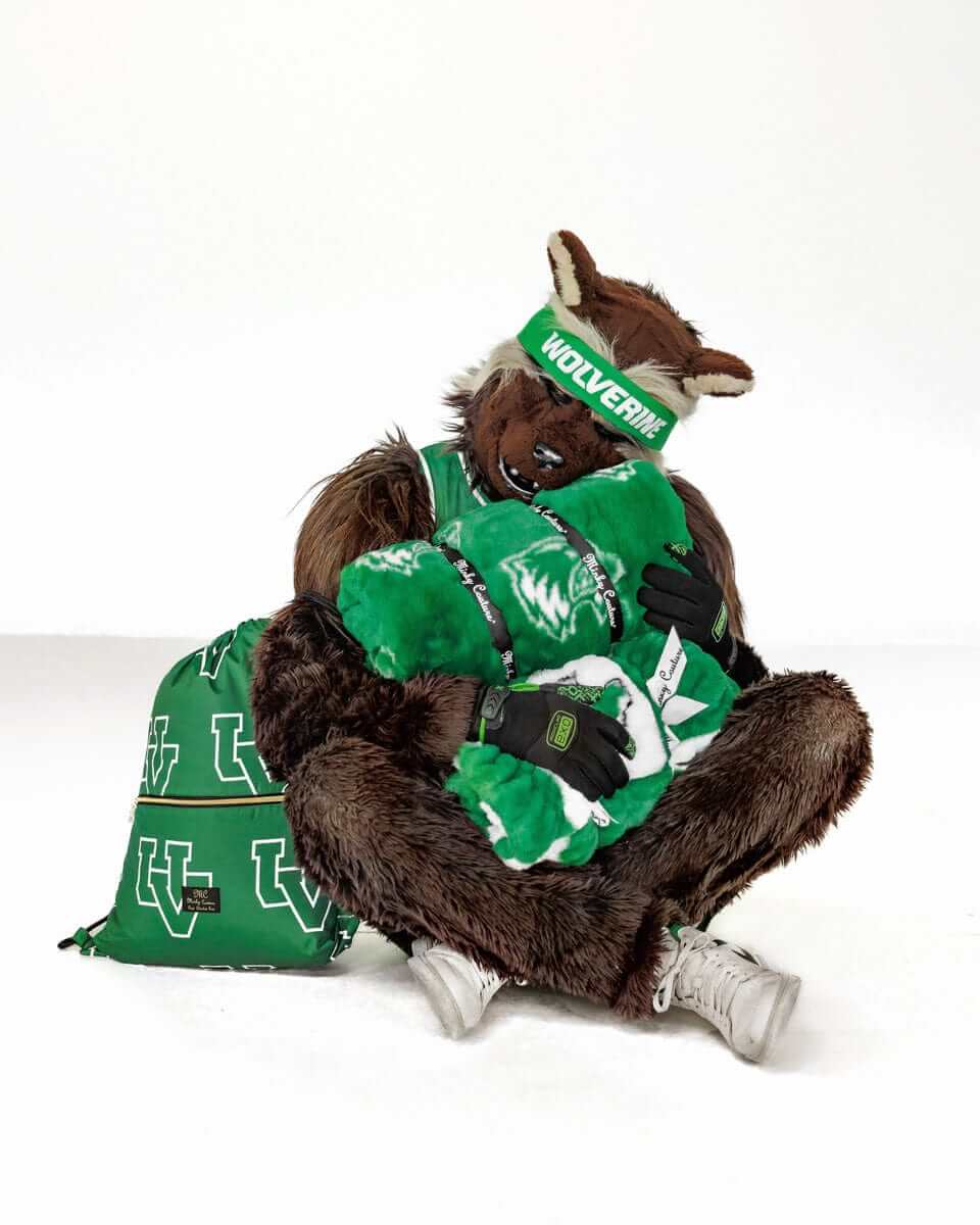 Utah Valley Wolverines Hooded Stadium Blanket - Everywhere Blanket - Image 4