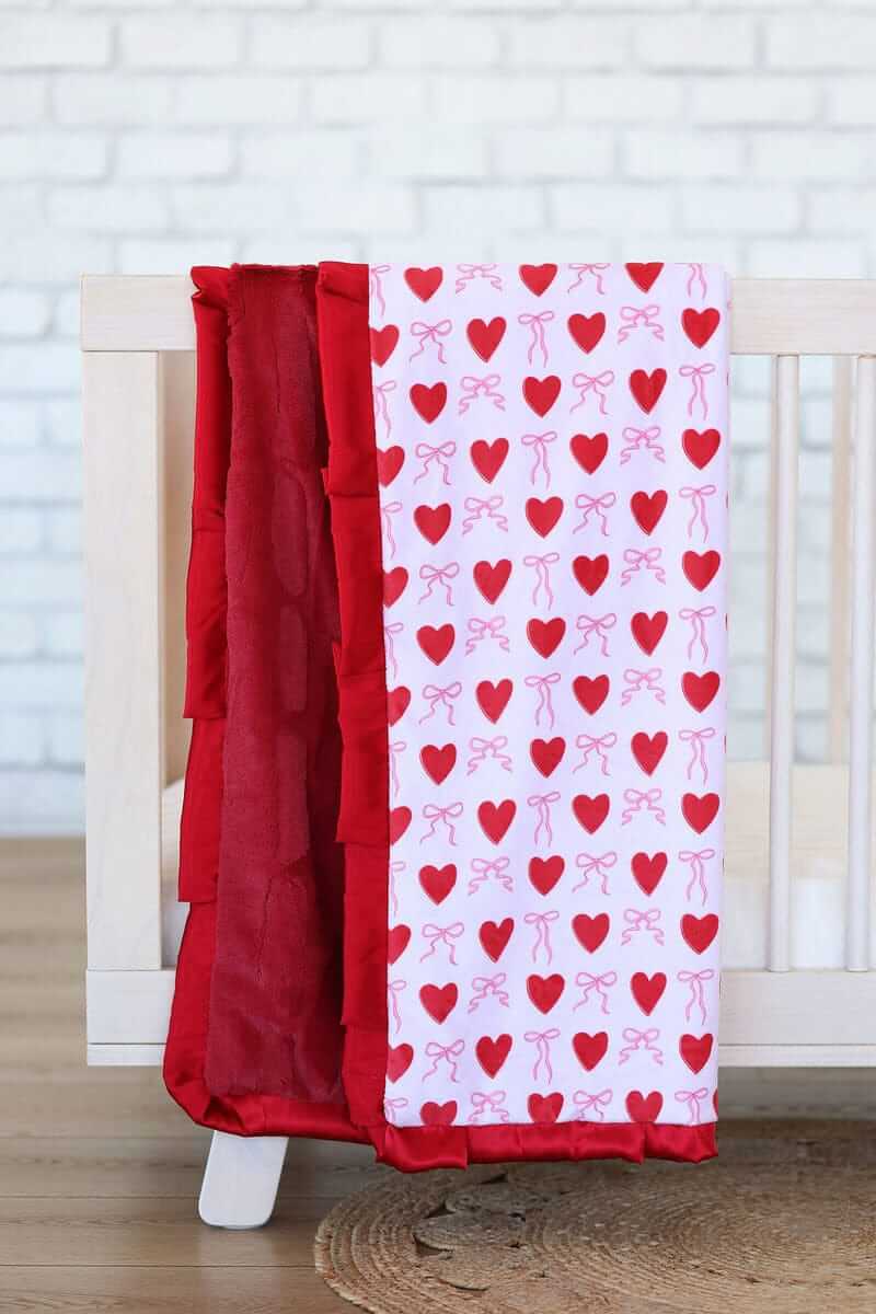 Hearts and Bows Blanket