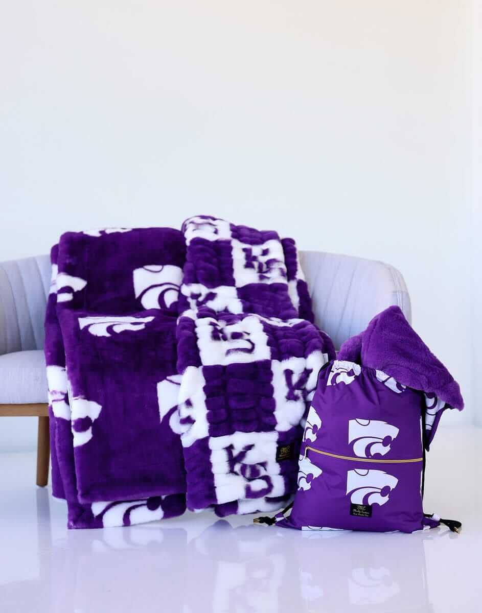 Kansas State Wildcats Blanket - Lush - Image 2