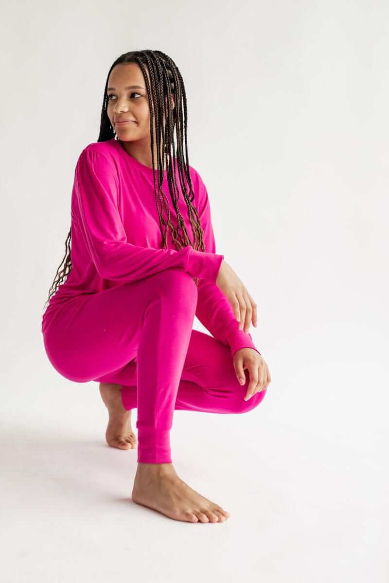 Must be Bamboo Pajamas - Hot Pink - Image 4