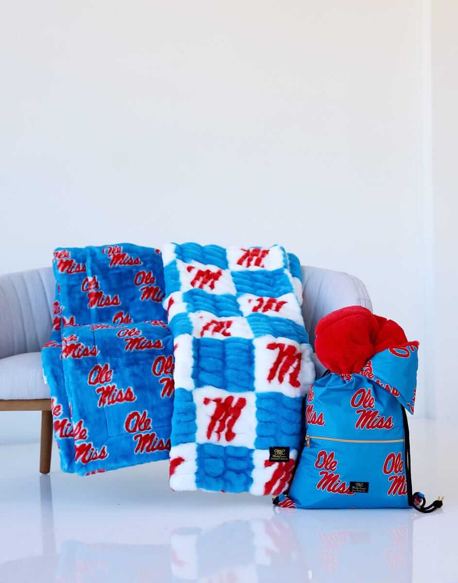 Ole Miss Rebels Blanket - Lush - Image 2
