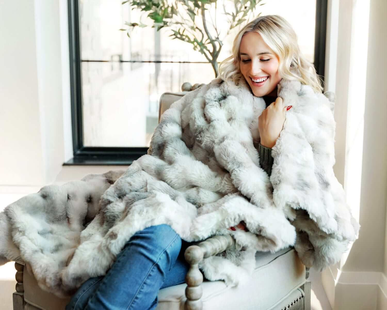 Premium Cloud Angora Blanket - Image 3