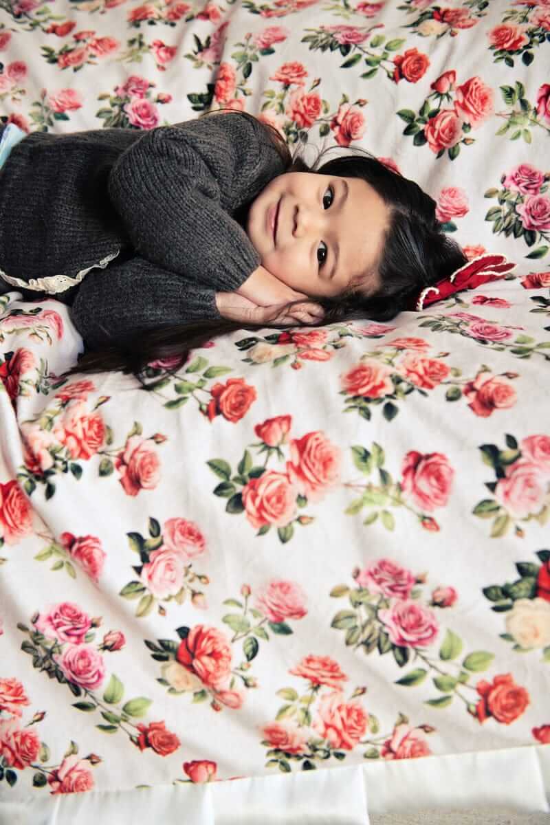 Valentine Bouquet Blanket